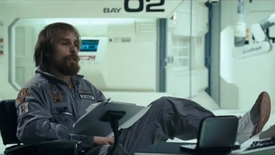 Sam Rockwell in Moon (2009)